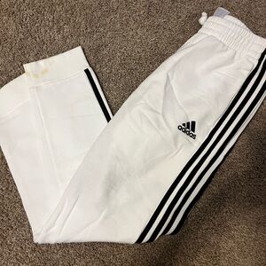 White adidas jogger